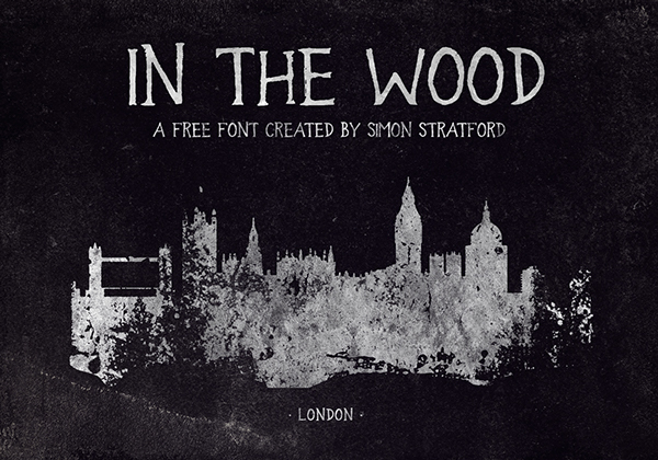 In the Wood Free Font