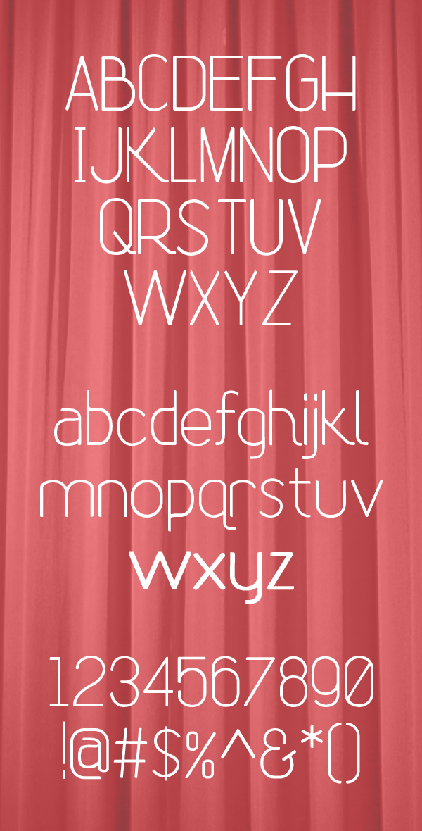 Rhetoric Font Letters