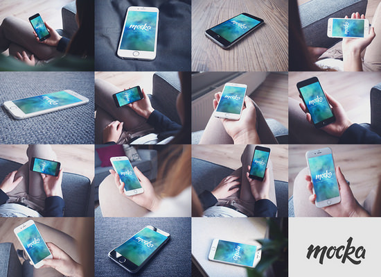 16 iphone mockups