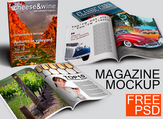 magazine mockups