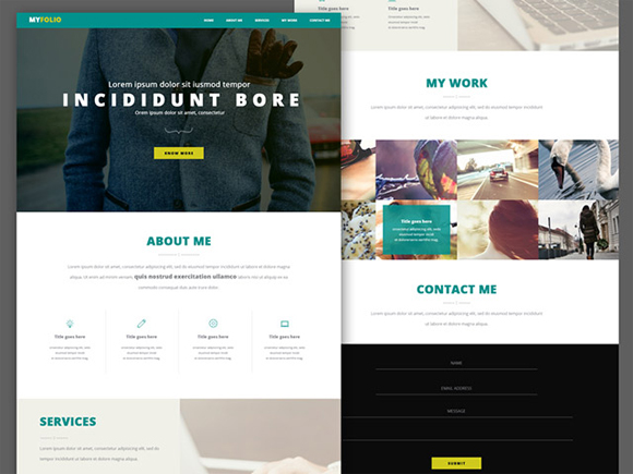 20 Free High Quality Website Template PSDs to Download