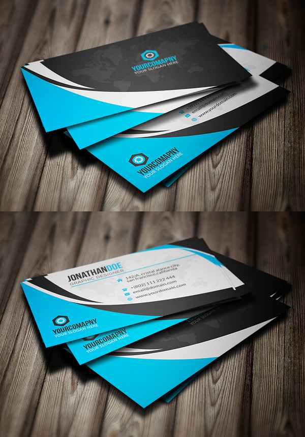 Free Business Card PSD Template