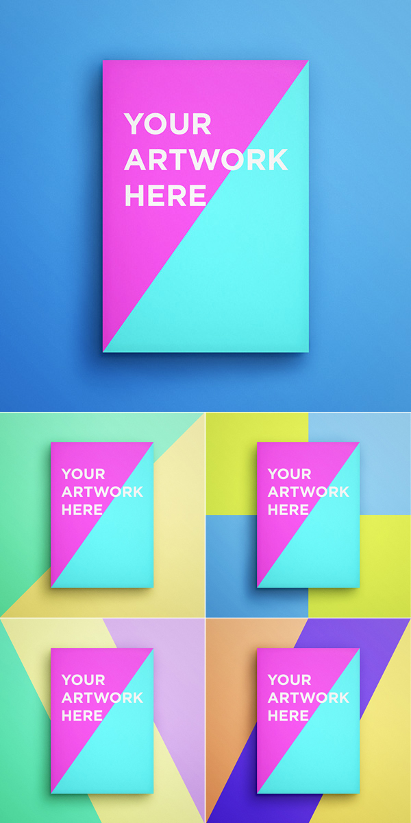 Free Poster PSD Mockup