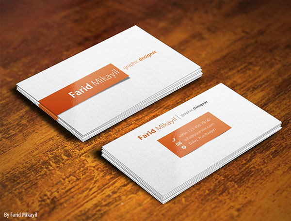 Free Business Card Mock Up