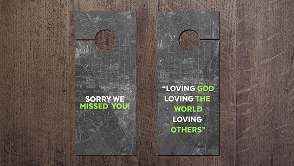 Free Door Hanger Mockup