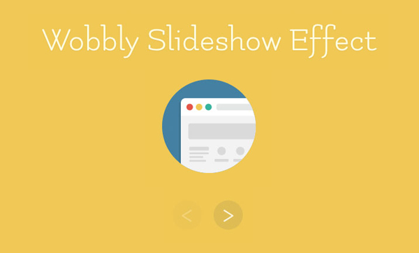 Wobbly Slideshow Effect by Codrops