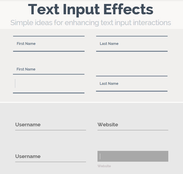 Creative Text Input Effects