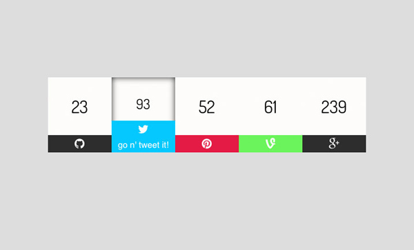 NeatNait Social Share Buttons via CSSDeck