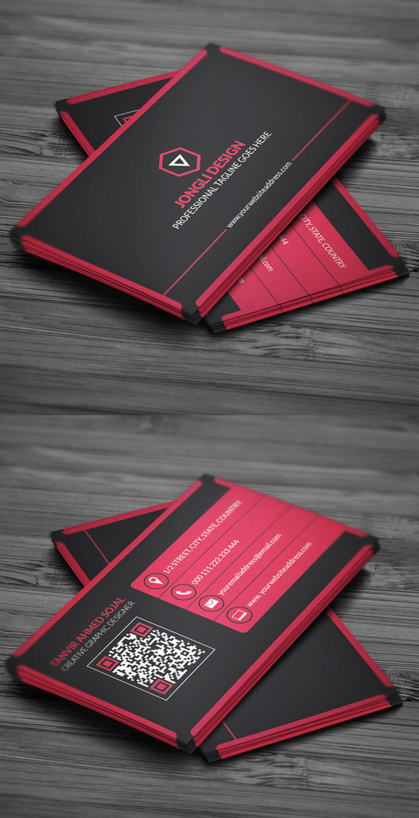 Modern Corporate Business Card (Freebie)