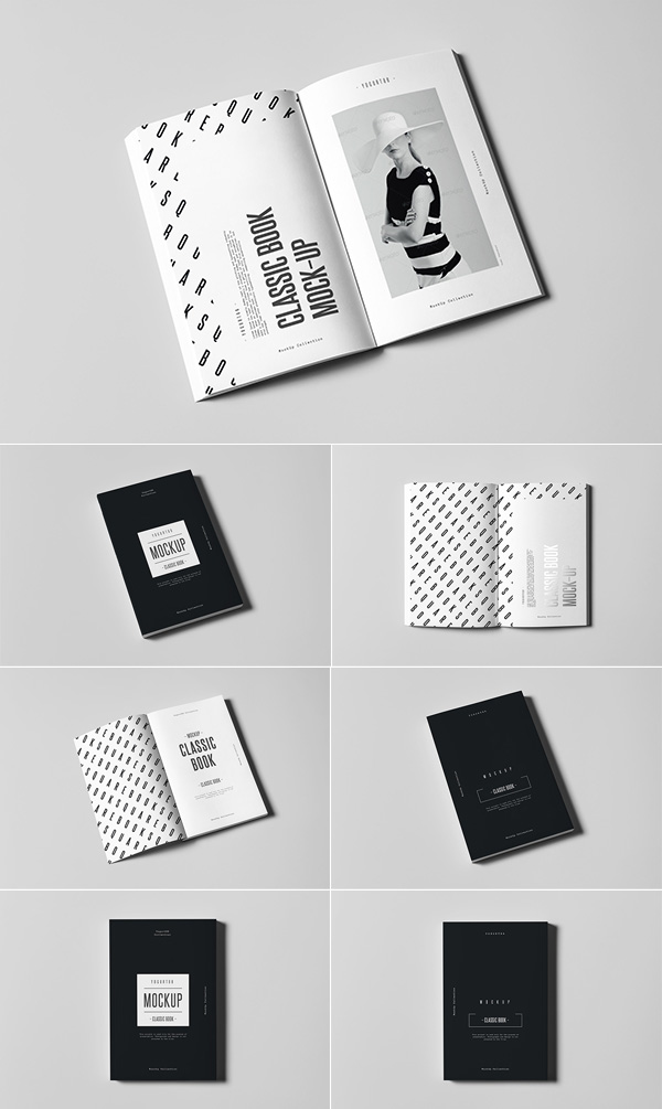 Classic Book Mockup Design