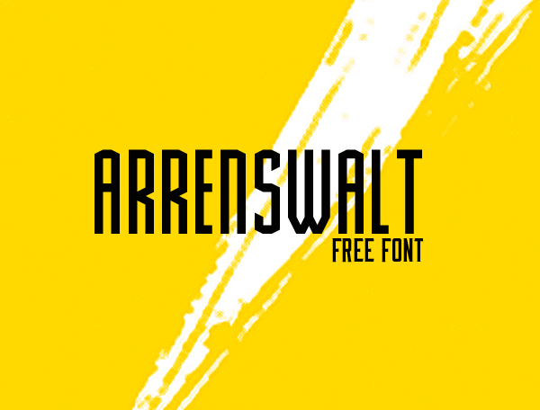 Arrenswalt free font