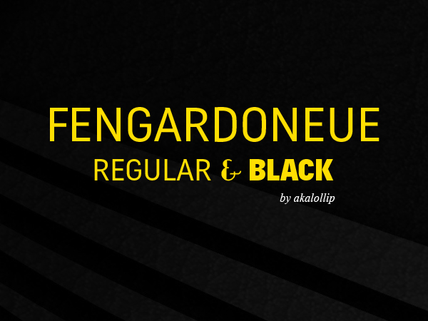 FengardoNeue free font