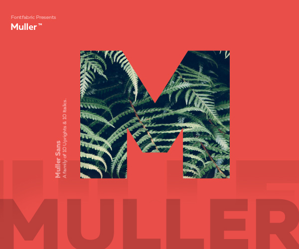 Muller free font