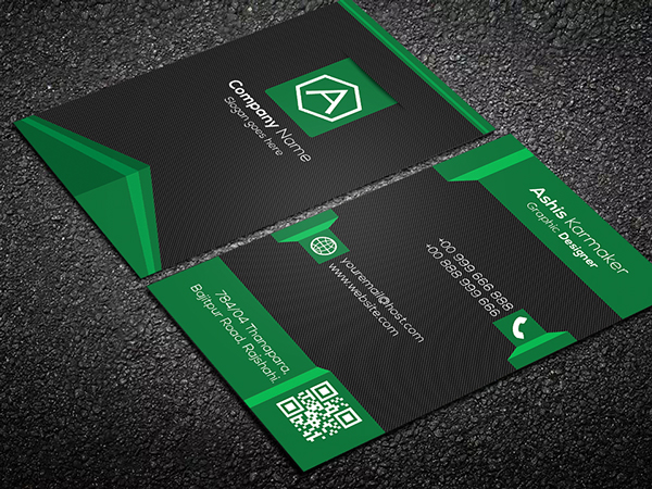 Free Shadows Business Card PSD