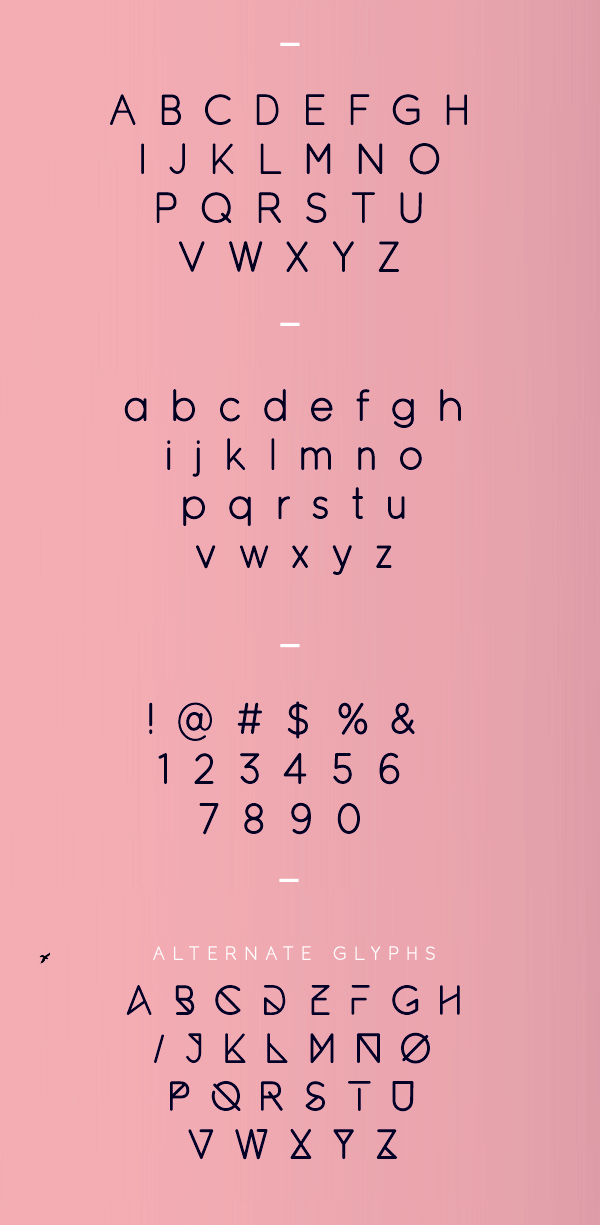 Perrella Font Letters