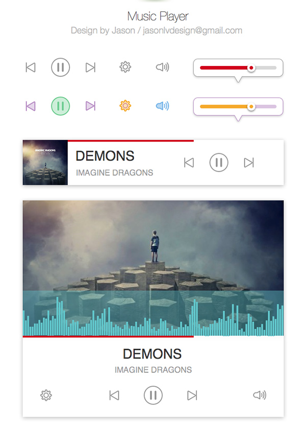 Music player ( Free Sktech & Ae )