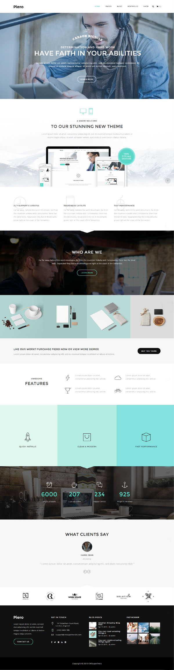 PIERO - Clean, Modern, Multi-Use WordPress Theme