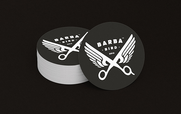 Barba Bird Identity Business Card