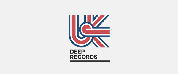 UK Deep Records Logo Design