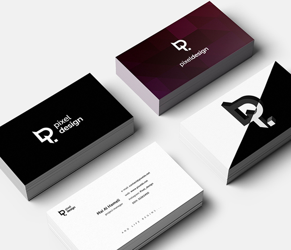 Pixel Design Business Card