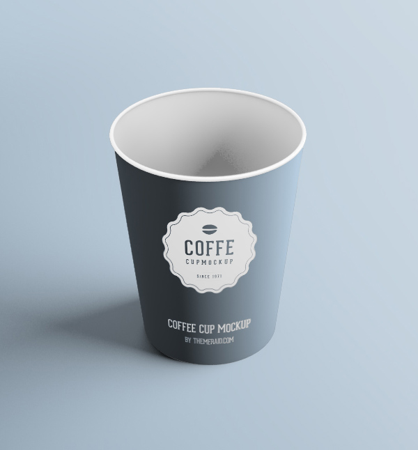 Free PSD Plastic Cup Mockup