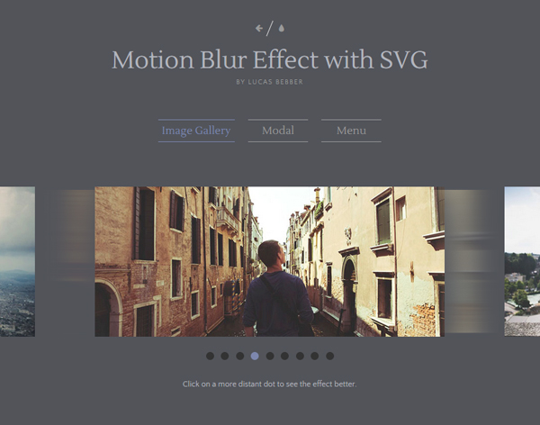 Motion Blur Effect with SVG