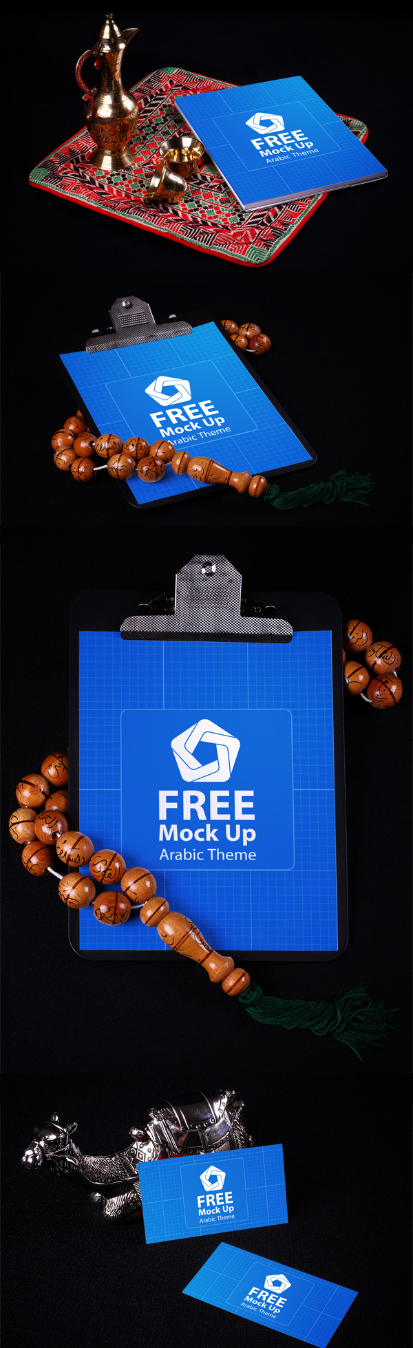 Free Arabic MockUp PSD Template