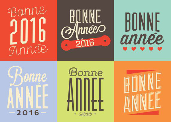 Bonne Annee Vector Graphic