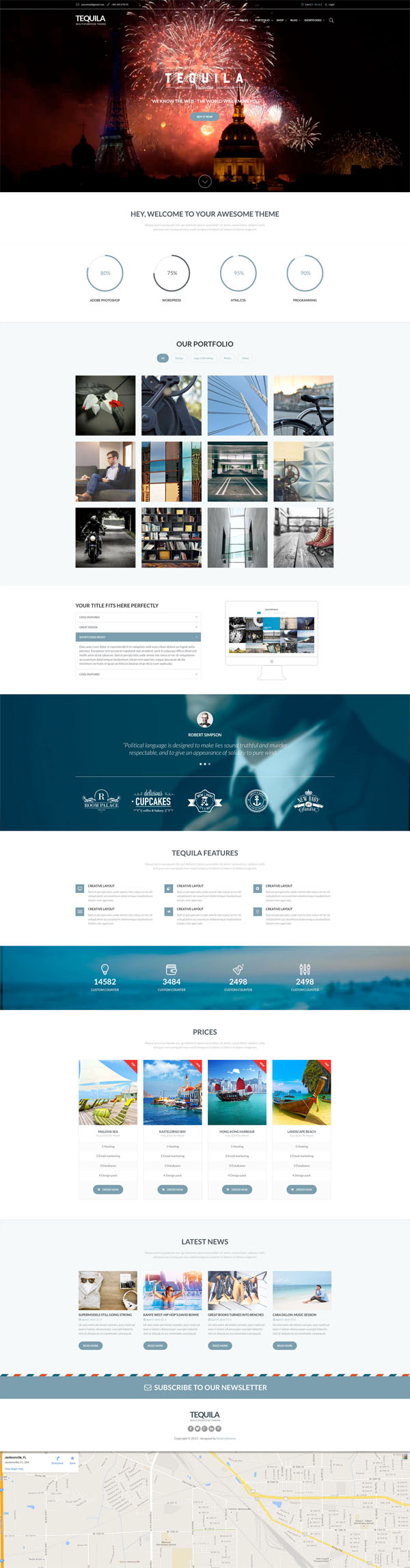 Tequila - Multipurpose Responsive WordPress Theme