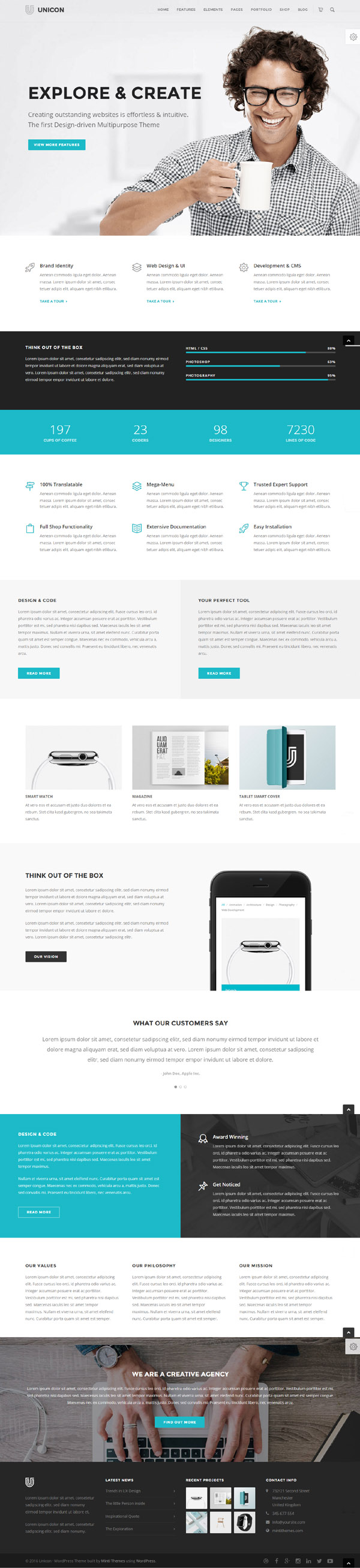 Unicon - Design-Driven Multipurpose WP Theme