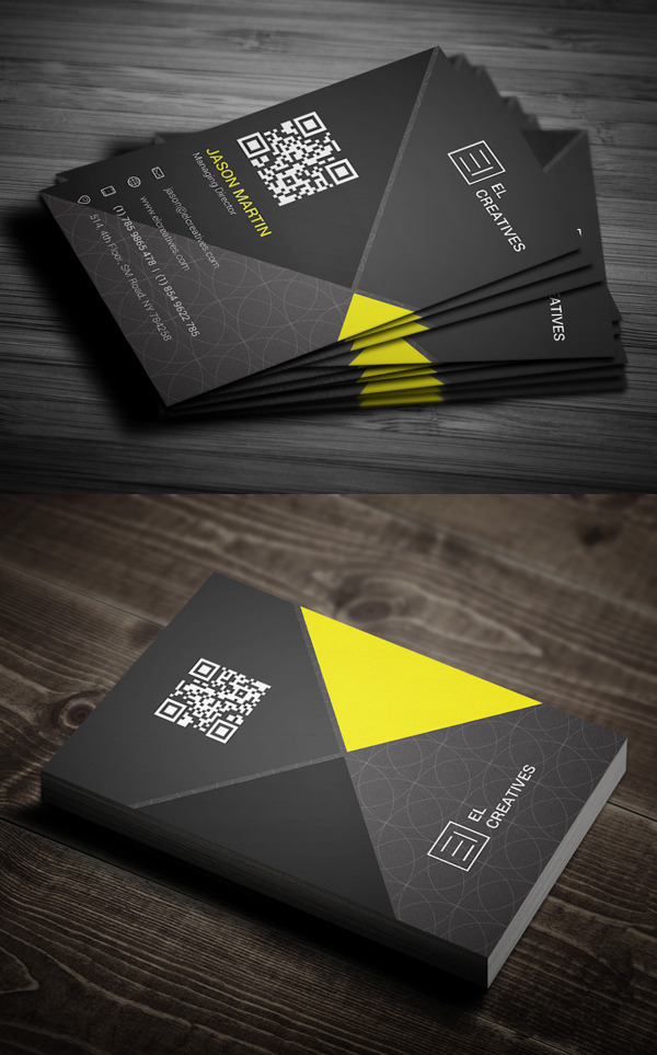 Dark Creative Business Card