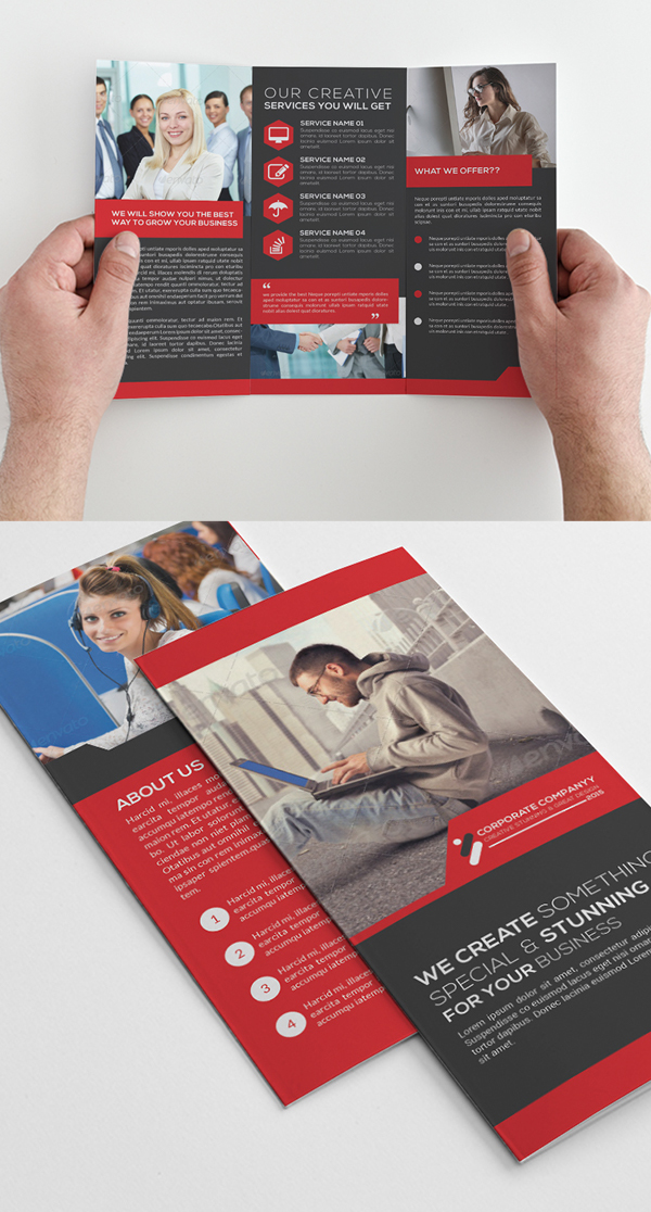 Freebie Tri-Fold Corporate Brochure