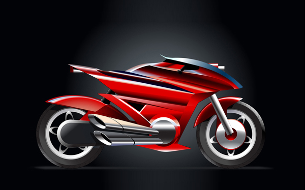 How to create Vector Racing Bike in illustrator