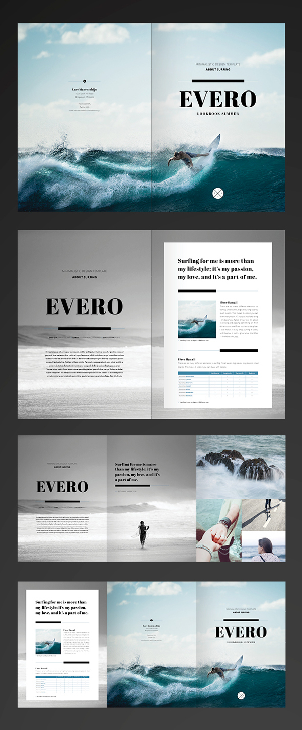 Free InDesign Template - Trifold Brochure