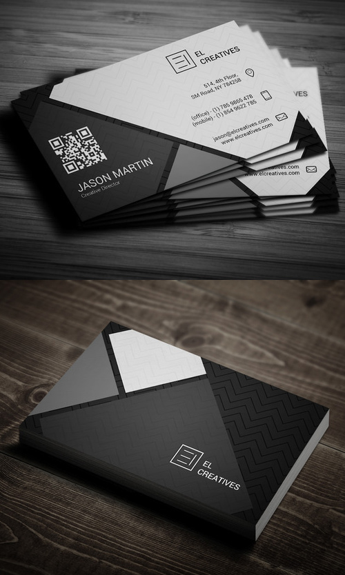 Dark Creative Business Card