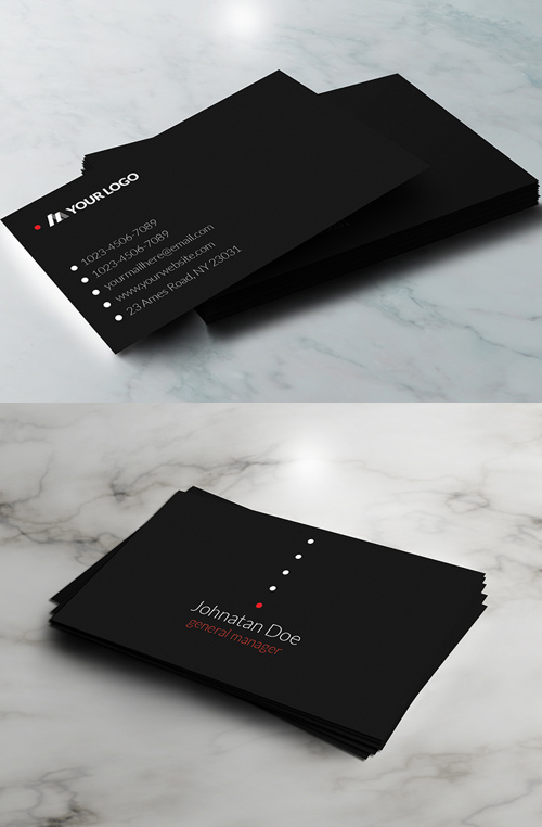 Clean Corporate Business Card