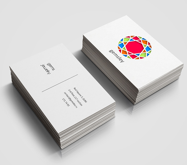 Store Gems & Jewelry Business Card Design