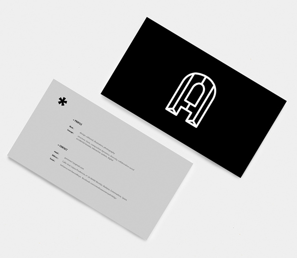 Aaron Moya Business Card Design