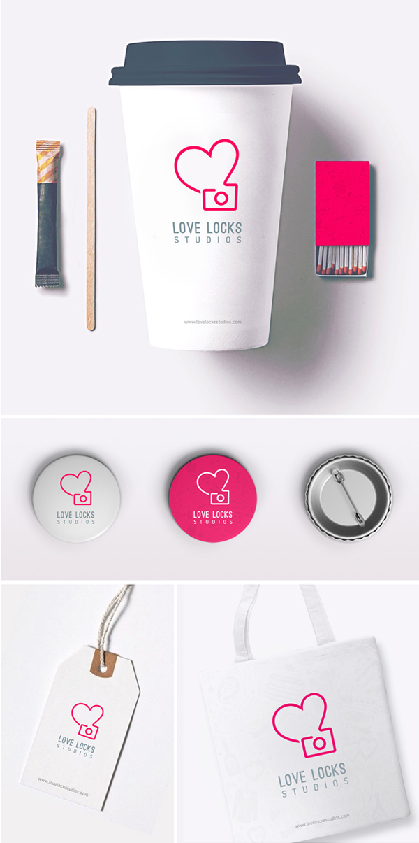 Love Locks Studios Business Card Design