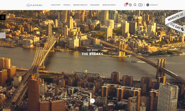 Award winning websites for inspiration