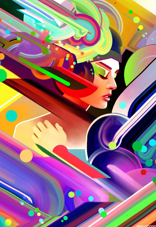 Amazing Mix Digital Illustrations by Alex Tooth