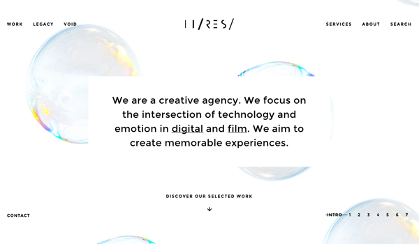 HTML5 Websites Design Websites: 25 New Examples - 13