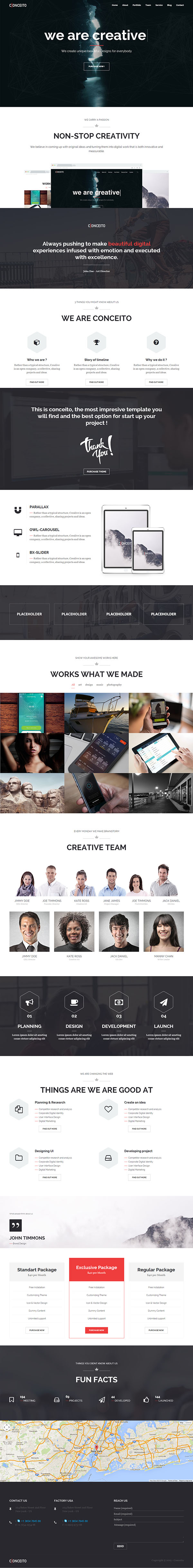 Conceito - Creative One Page Parallax WP Theme