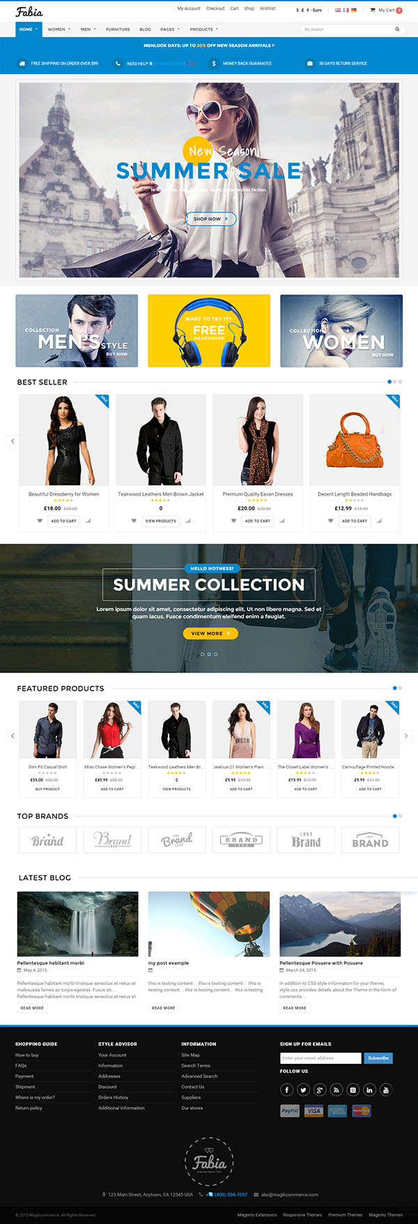 Fabia - Multipurpose WooCommerce Theme