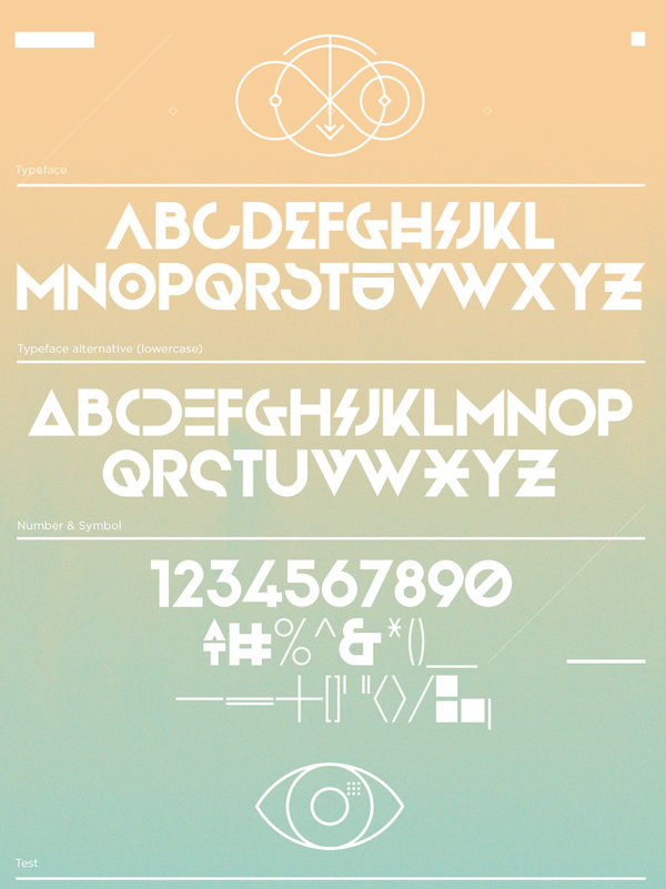 Cosmonaut font letters