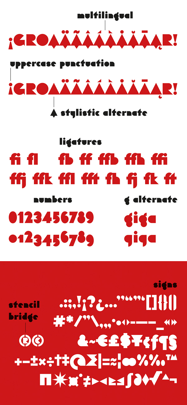 Eutopia font letters