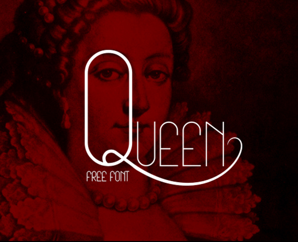 Queen free fonts