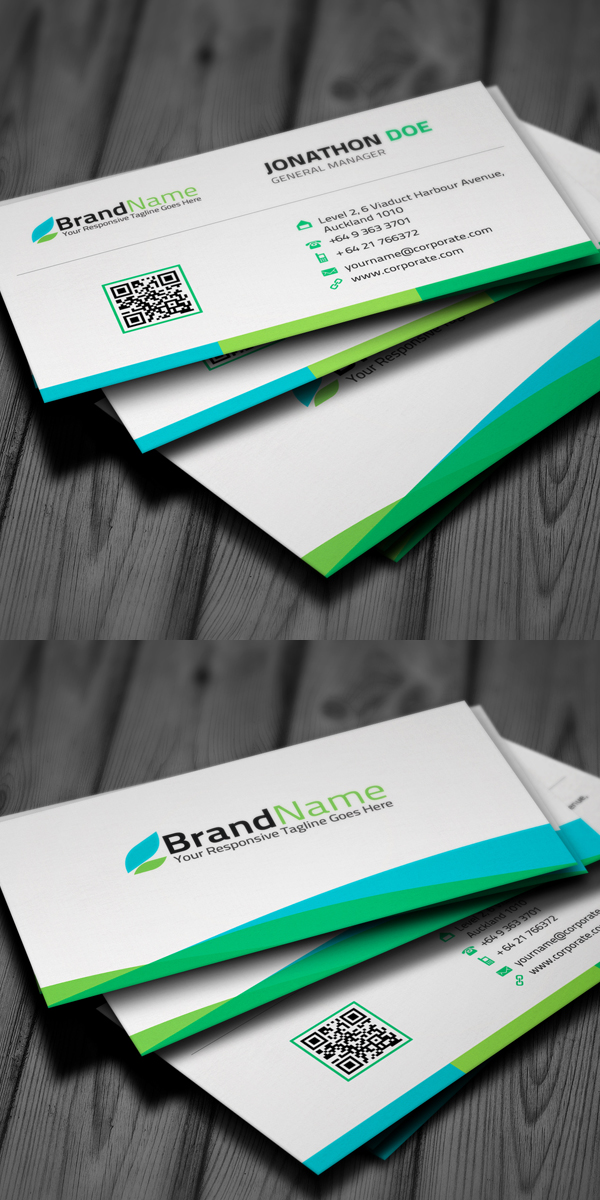 Corporate business card