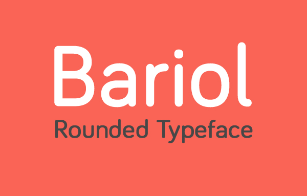 Bariol rounded free font