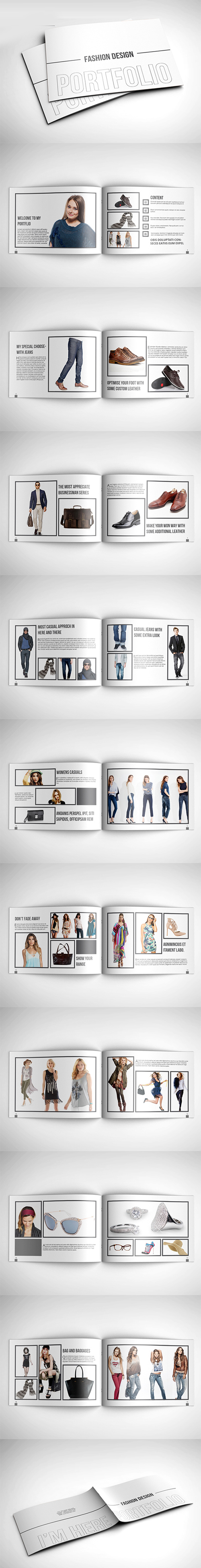 Fashion Design Portfolio Brochure